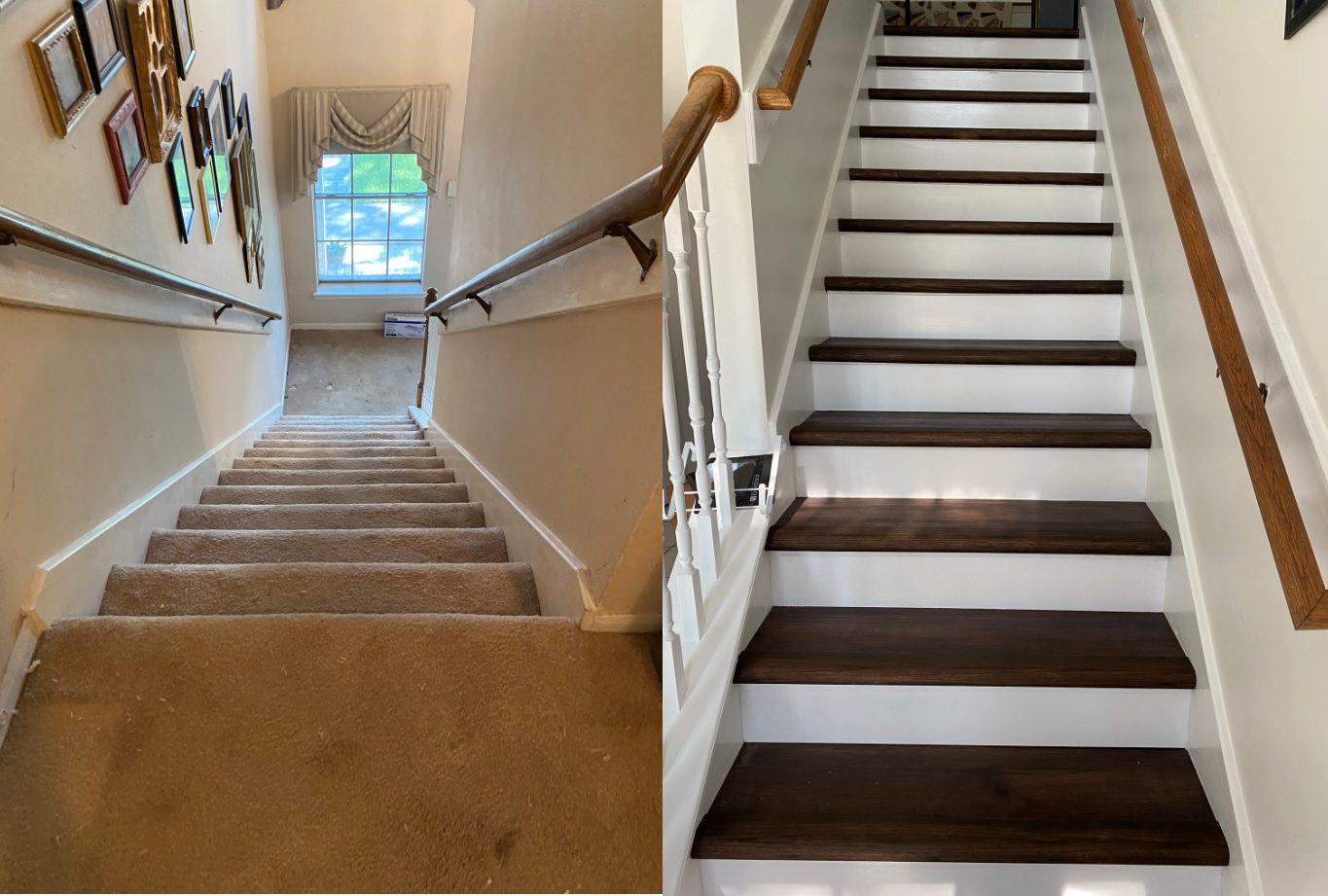 Remodeled stairs